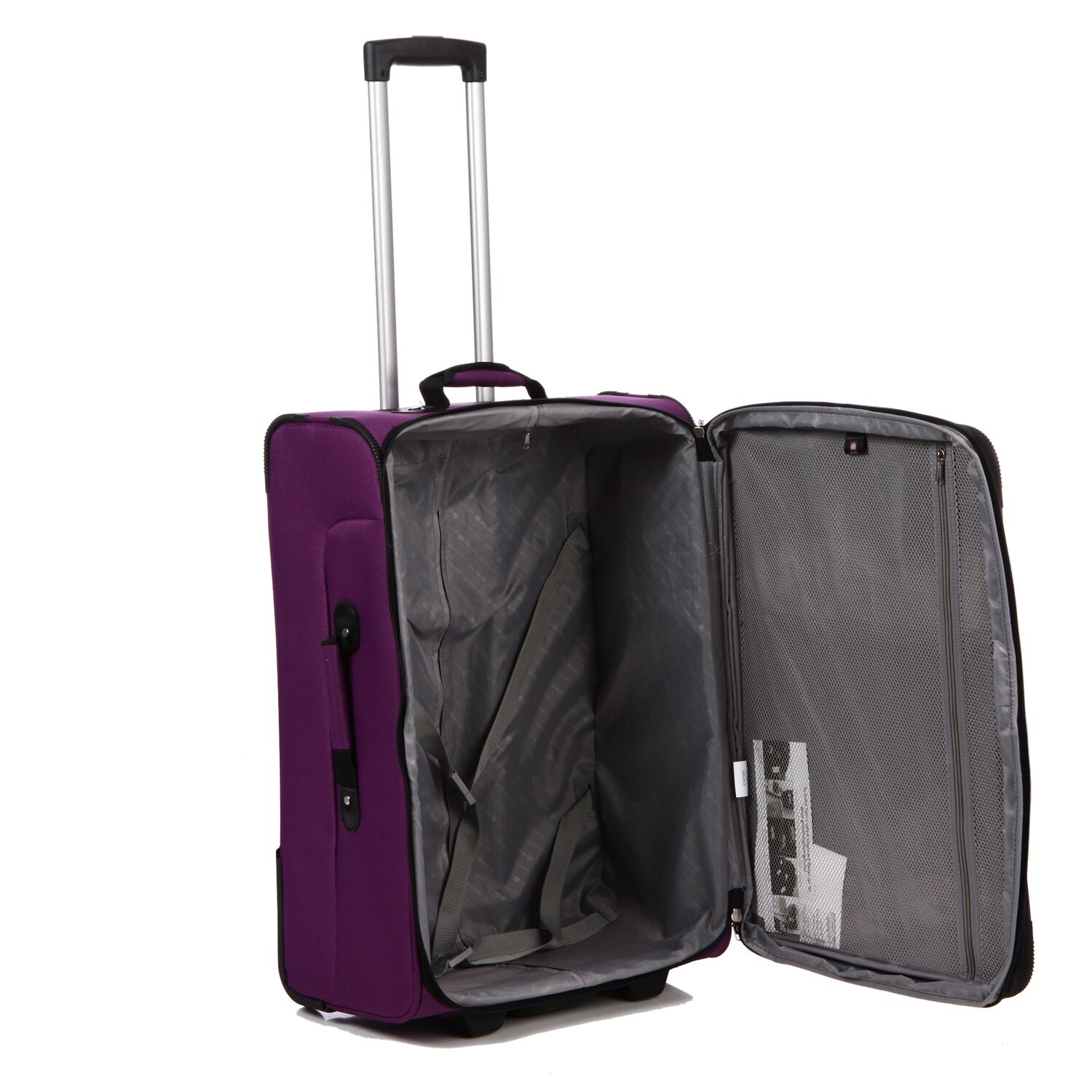 delsey purple lightweight luggage