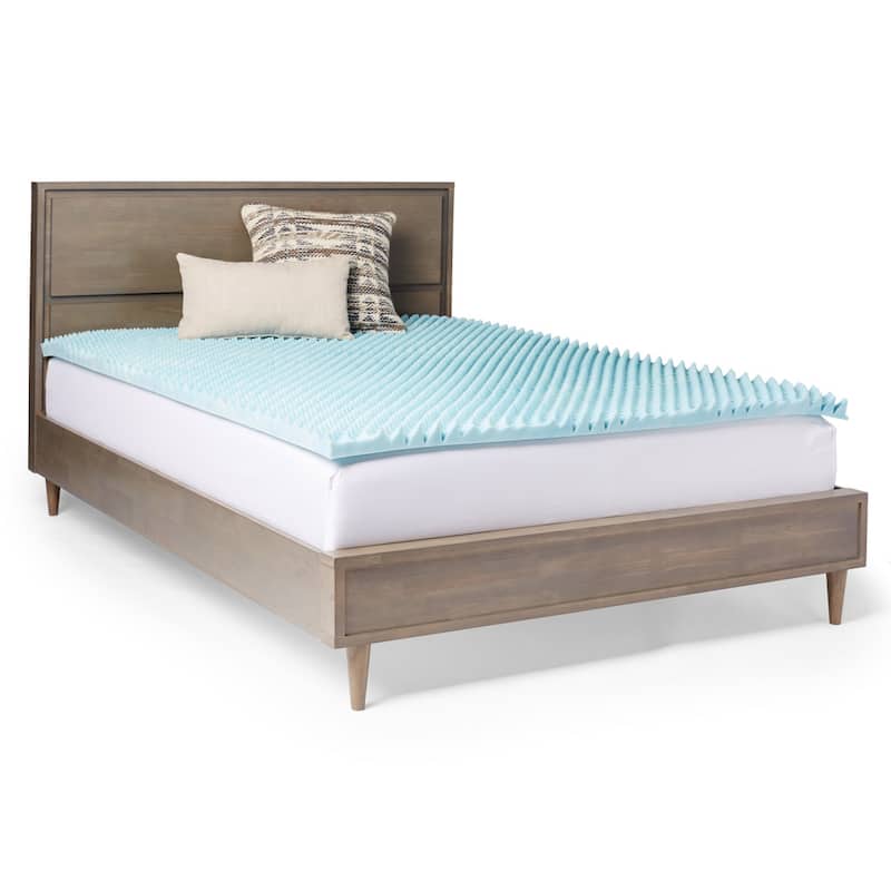 Slumber Solutions Gel Highloft 2-inch Memory Foam Mattress Topper