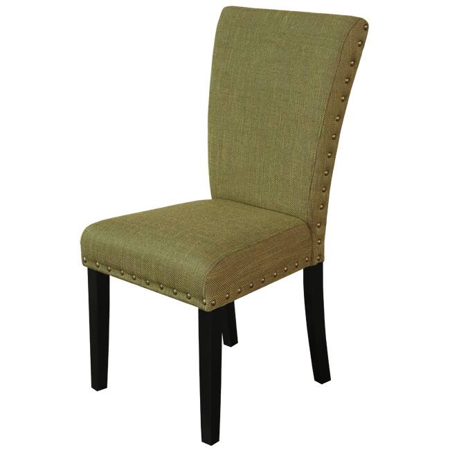 Monsoon Adorno Upholstered Basil Linen Dining Chairs (Set of 2)