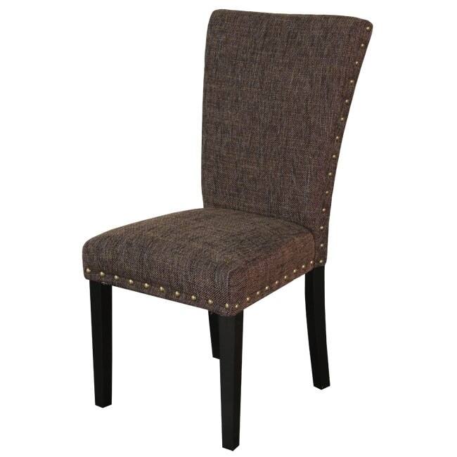 Monsoon Adorno Upholstered Berry Patch Linen Dining Chairs (Set of 2)