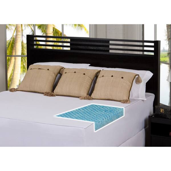 Slumber Solutions Gel Highloft 3-inch Queen/ King/ Cal King-size Memory Foam Mattress Topper with Cover