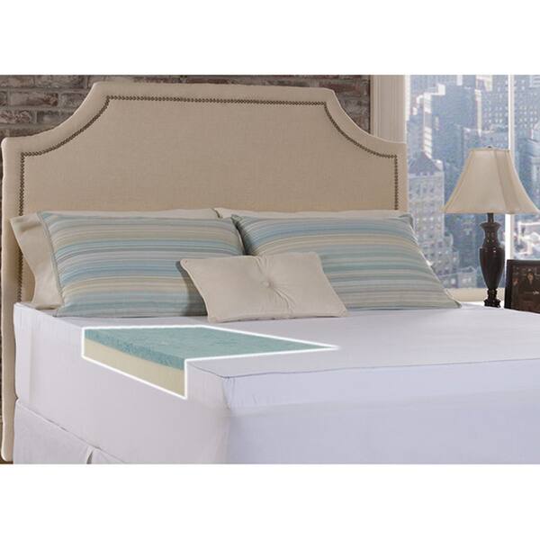 Slumber Solutions Gel Select 4-inch Queen/ King/ Cal King-size Memory Foam Mattress Topper with Cover