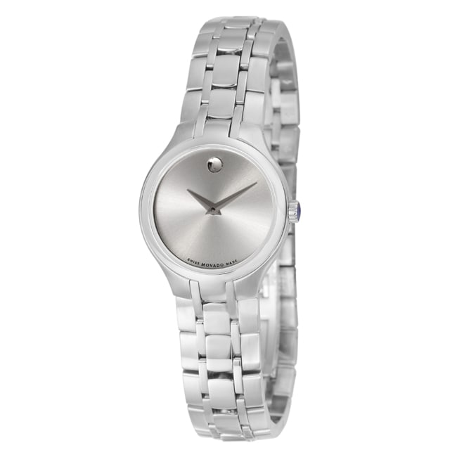 Movado Women's 'Movado Collection' Silver Dial Stainless Steel Watch