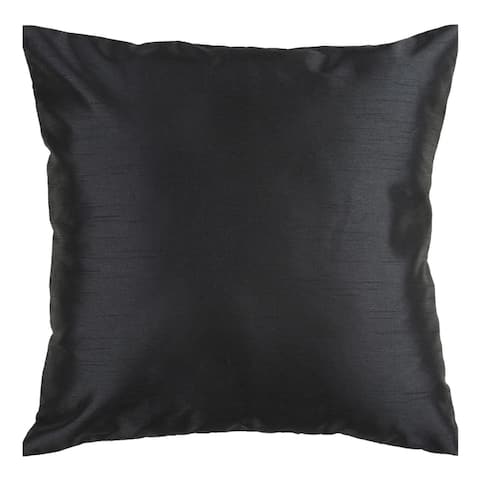 Black Throw Pillows Online At Our Best Decorative Decorative Chic Removable Cover 18 Inch Square Solid Throw Pillow