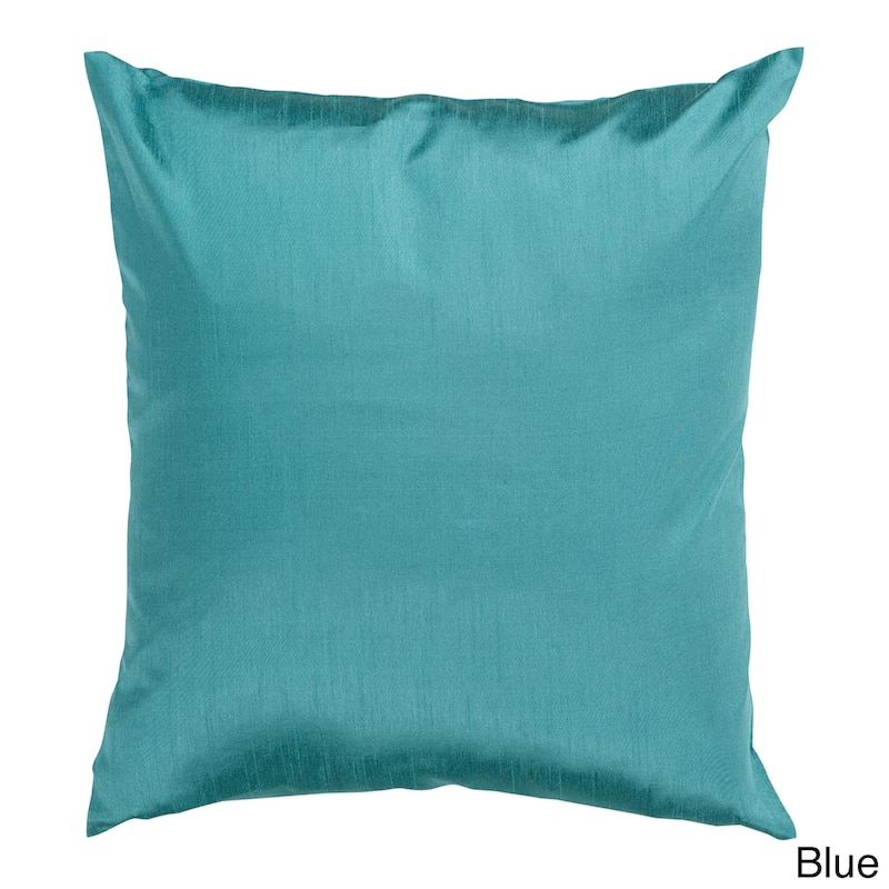 Decorative Chic Square Feather Fill Pillow - Blue