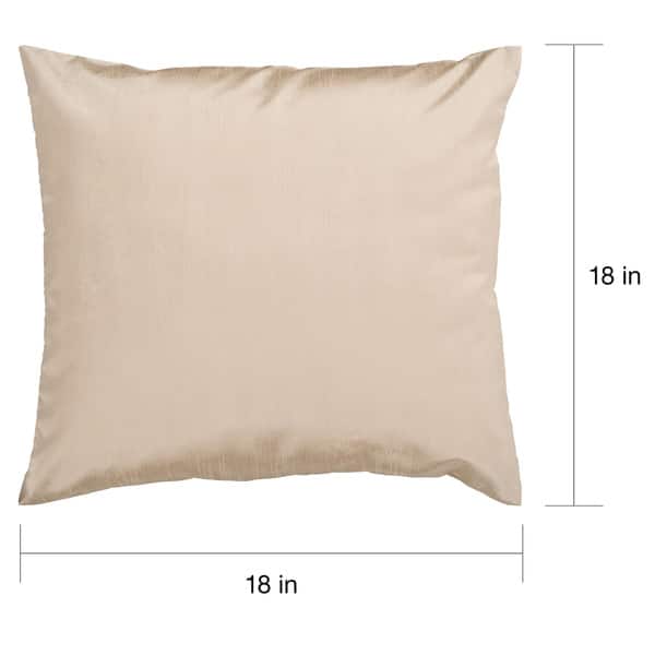 Decorative Chic Square Feather Fill Pillow - - 6624559