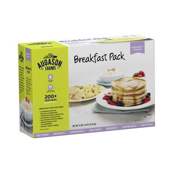 slide 1 of 14, Augason Farms Breakfast Pack