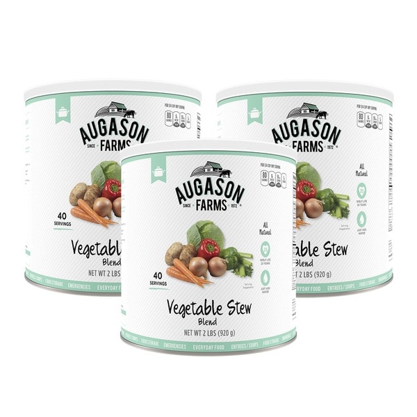 Augason Farms Vegetable Stew Blend (Pack of 3) - 14192697 - Overstock ...