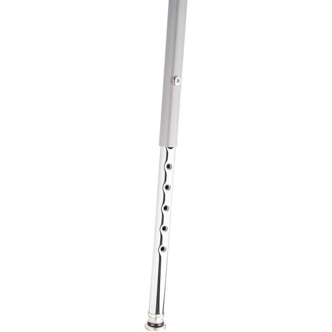 NPS 19 -27" Height Adjustable Heavy Duty Steel Stool With Backrest, Grey