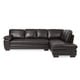 preview thumbnail 3 of 17, Abbyson Devonshire Top Grain Leather Tufted Sectional