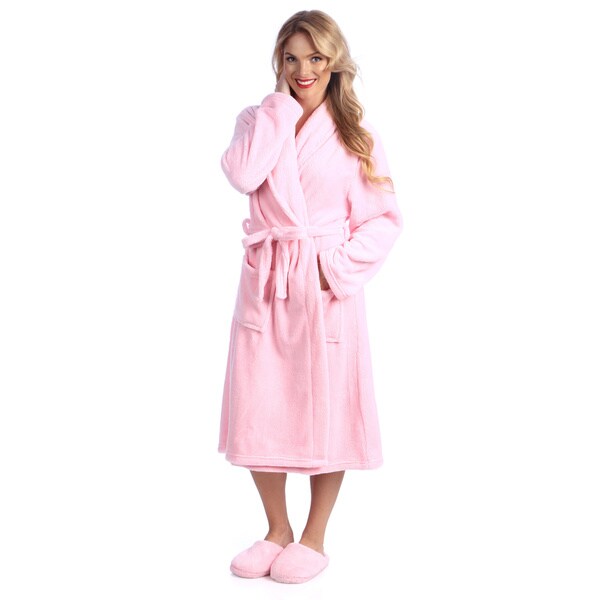 slippers and dressing gown set