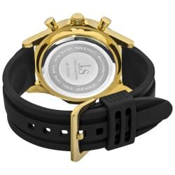 Joshua & Sons Men's Multifunction Rubber Strap Watch Joshua & Sons Men's Joshua & Sons Watches