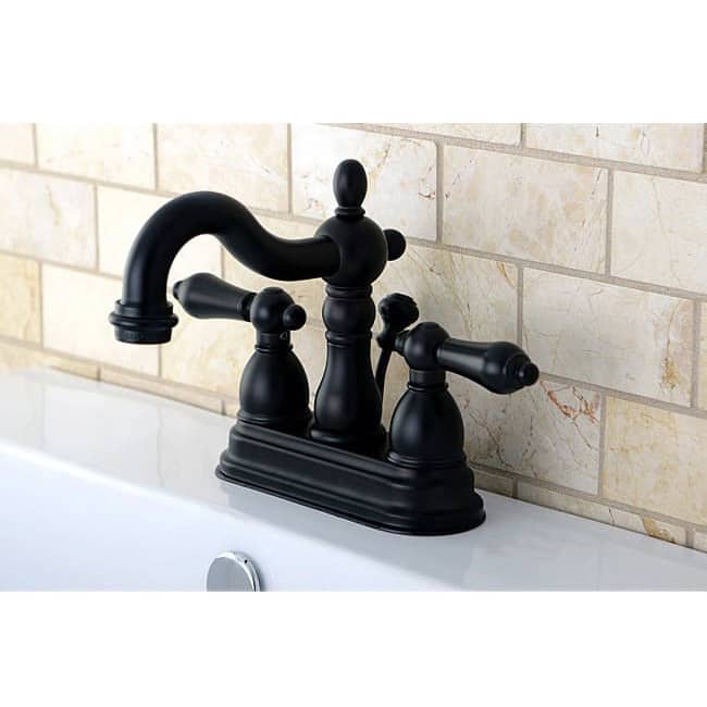Kingston Brass Victorian High Spout Oil Rubbed Bronze Bathroom Faucet