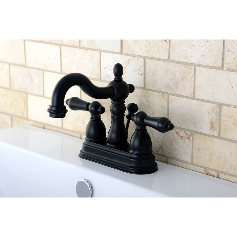 Kingston Brass Victorian High Spout Oil Rubbed Bronze Bathroom Faucet