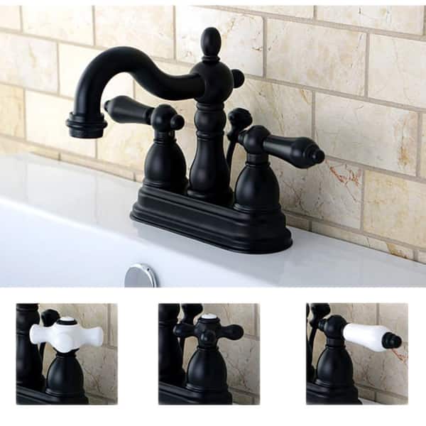 Shop Victorian High Spout Oil Rubbed Bronze Bathroom Faucet On