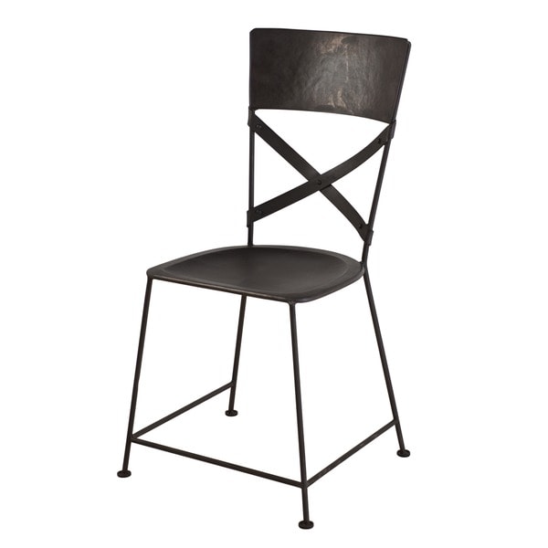 Shop Handmade XBack Zinc Dining Chair (India) Free Shipping Today 6629418