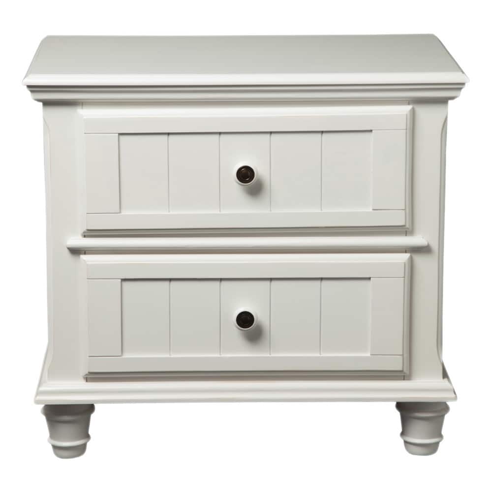 Furniture of America Transitional Wilkes Cottage Style Nightstand