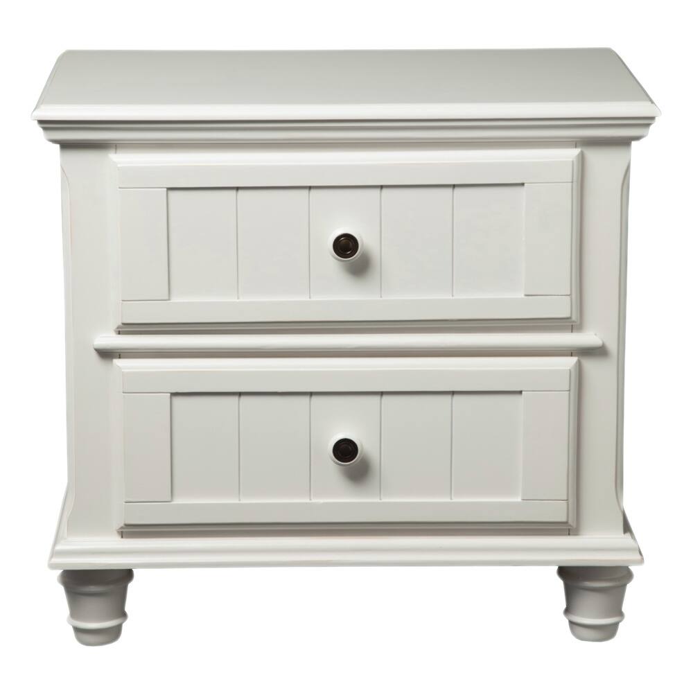 Furniture of America Transitional Wilkes Cottage Style Nightstand