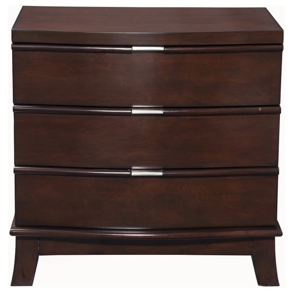 Furniture of America 'Cerali' Three-Drawer Brown Cherry ...