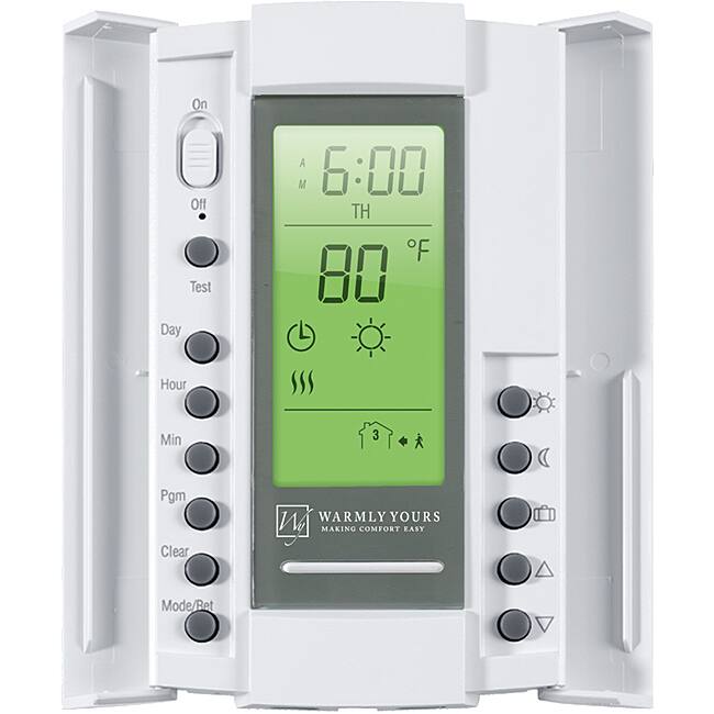 SmartStat White Dual-voltage 120-240-volt Thermostat with Floor Sensor