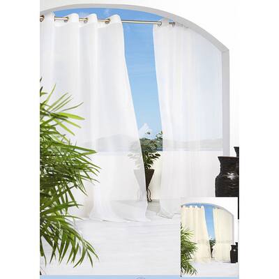 Escape Indoor/Outdoor Grommet Curtain Voile - Pair