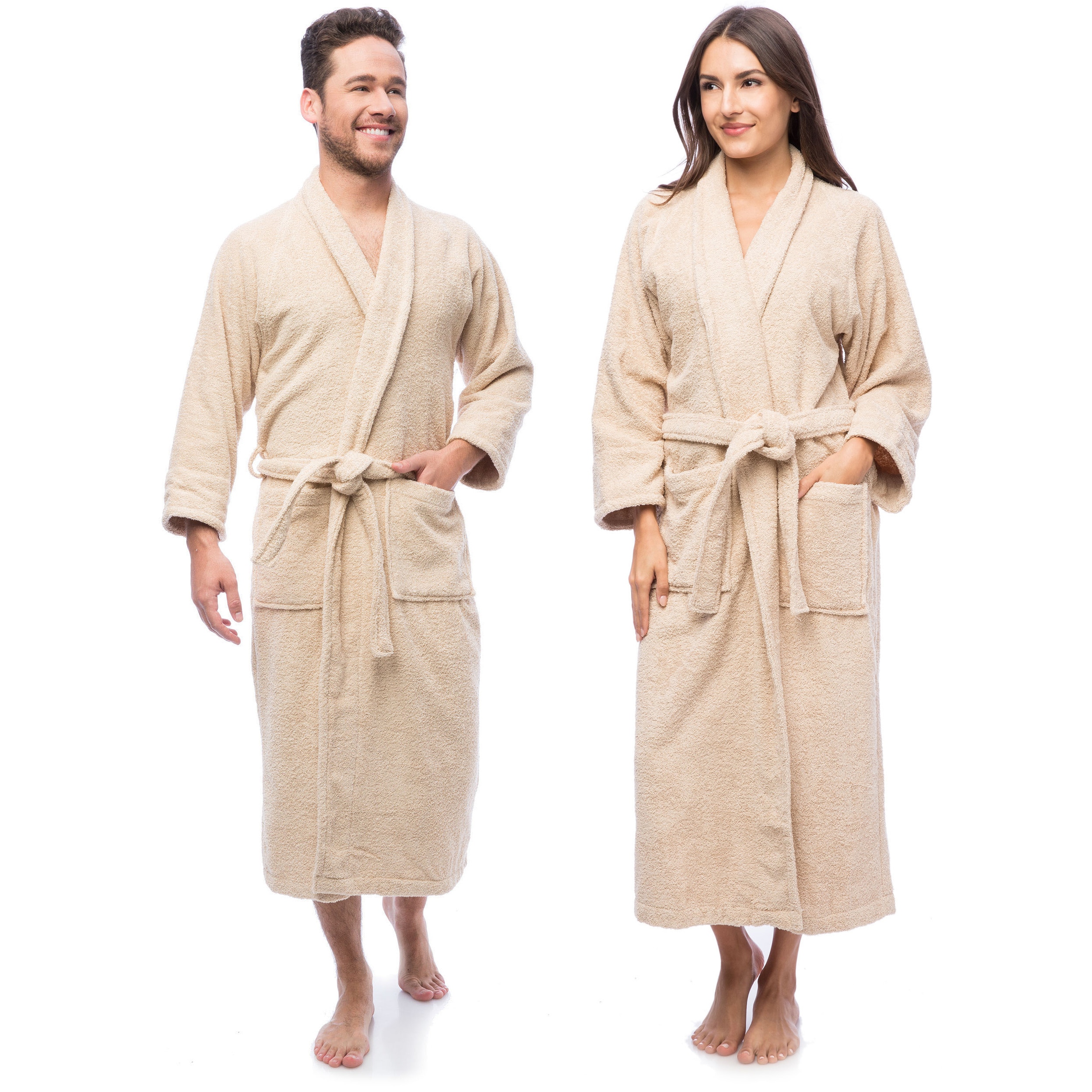 Unisex Bathrobe Cotton Terry Towelling Dressing Gown Mens Womens Wrap Style XXL