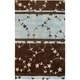 preview thumbnail 5 of 4, Hand-knotted Brown Raba Floral Wool Area Rug - 5' x 8' - 5' x 8'