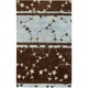 preview thumbnail 1 of 4, Hand-knotted Brown Raba Floral Wool Area Rug - 5' x 8' - 5' x 8' Brown - 5' x 8' - Rectangle