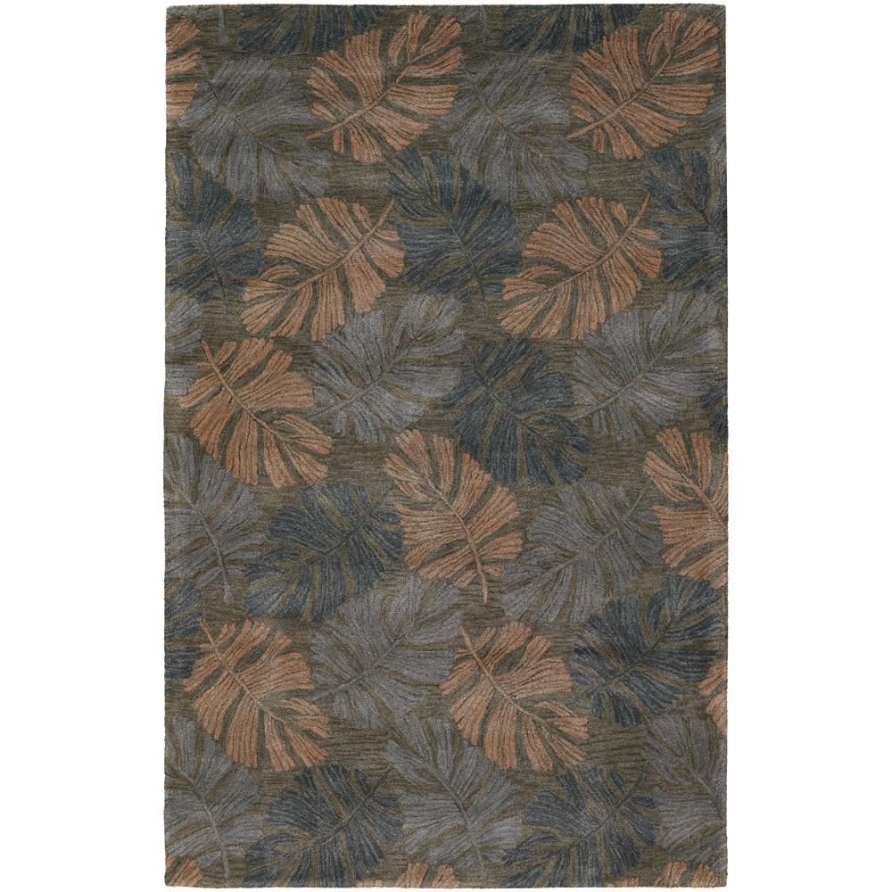 Hand tufted Mandara Transitional Floral Rug (79 X 106)