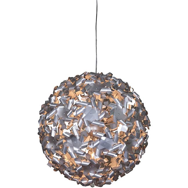 Varaluz Pinwheel 9-light Medium Pendant - Aluminum