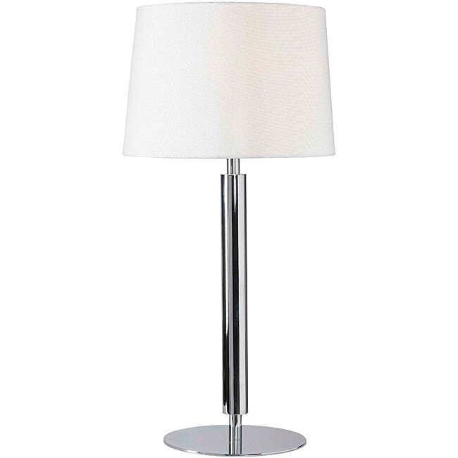 Shop Baxter 32-inch Chrome Table Lamp - Free Shipping Today - Overstock ...