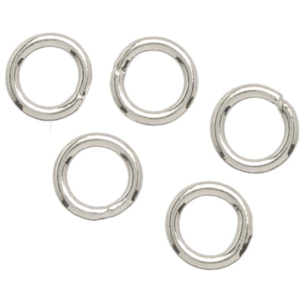 Metal Findings Silver-plated 4mm Jump Rings