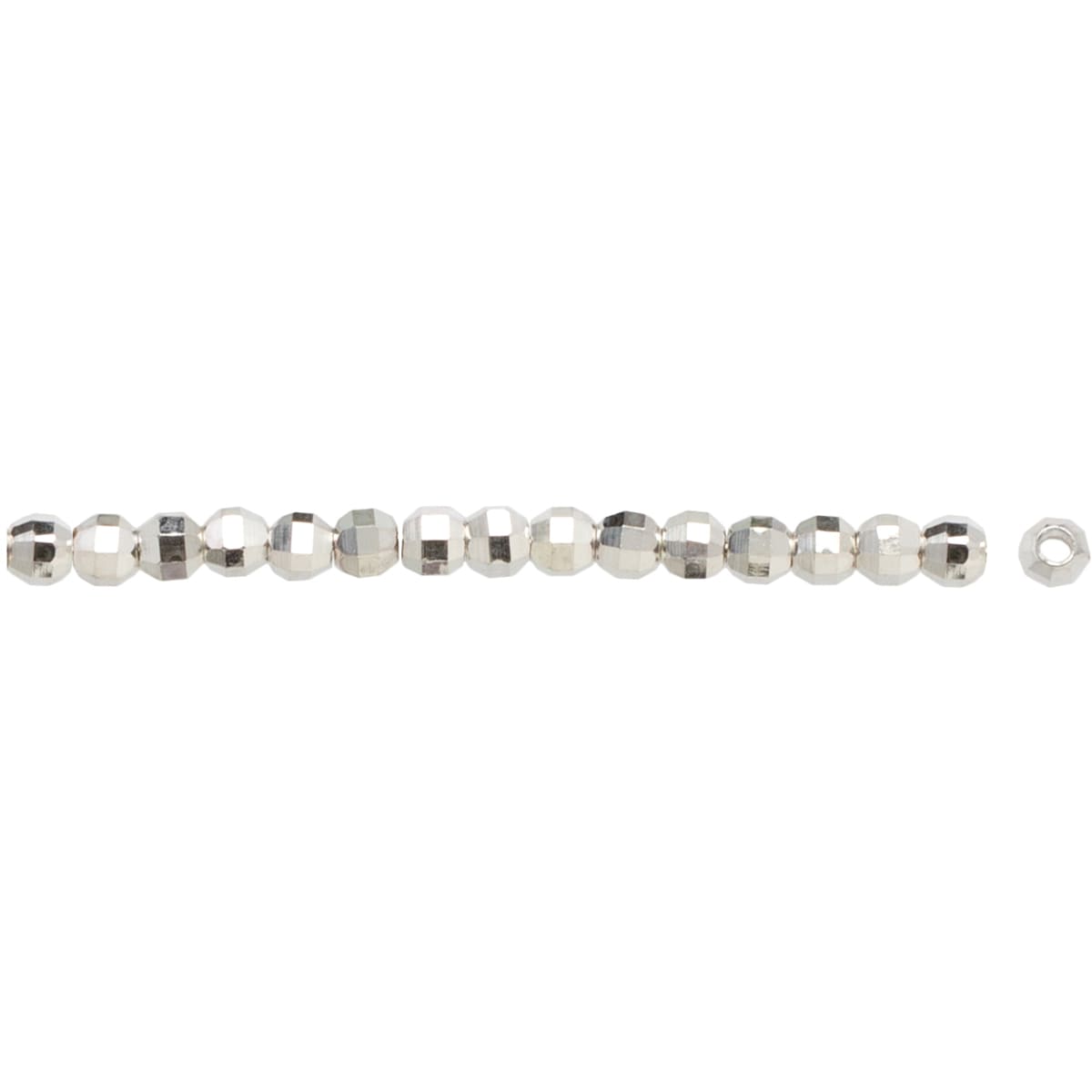 Silverplated 3 mm Mirror Round Beads (set Of 20) (SilverMaterials MetalPackage includes 20 beadsDimensions 3 mm wideImported )