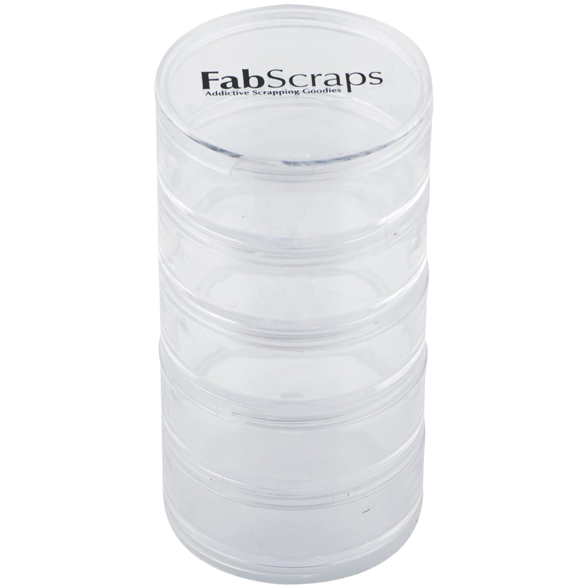 Clear Stack Jars (set Of 5)