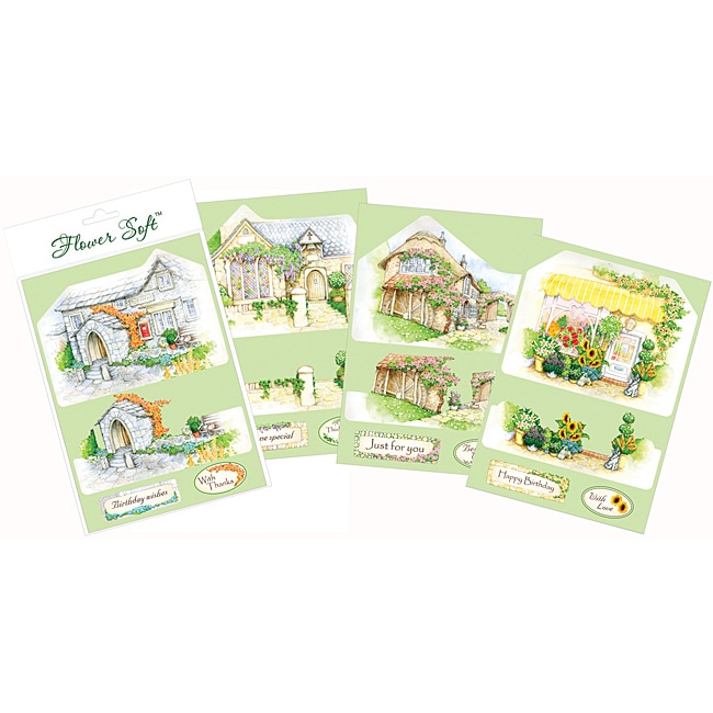 Everyday Country Village Flower Soft Card Toppers