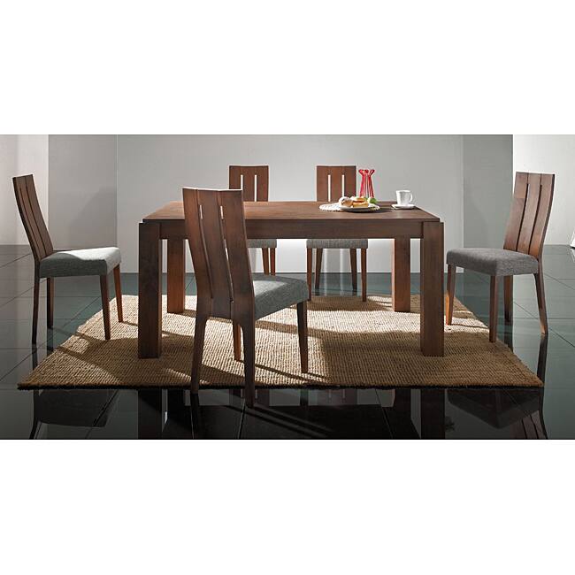 Leah Cocoa Finish 7-piece Dining Set