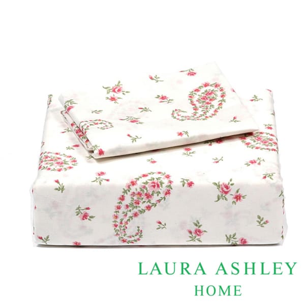 Laura Ashley Bristol Paisley King 4 Piece Sheet Set Laura Ashley Sheets