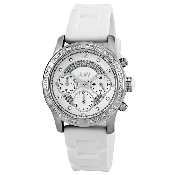 JBW Womens Venus Sport Silver White Diamond Watch  