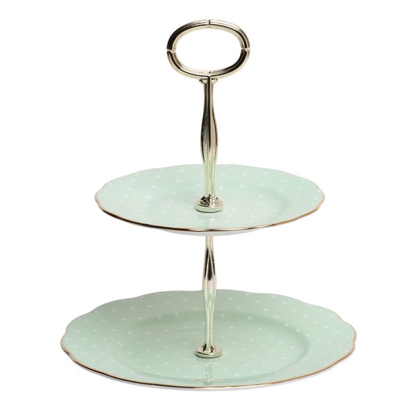 Vintage 2 tier cake stand 2025