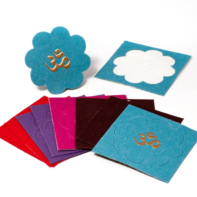Pack of 30 Om (Aum) Stickers (India)