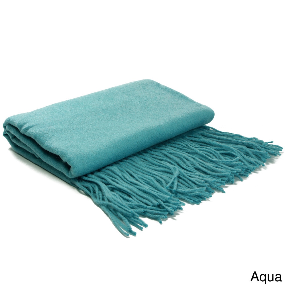 Cashmere Showroom Signature Merino Wool Luxury Throw