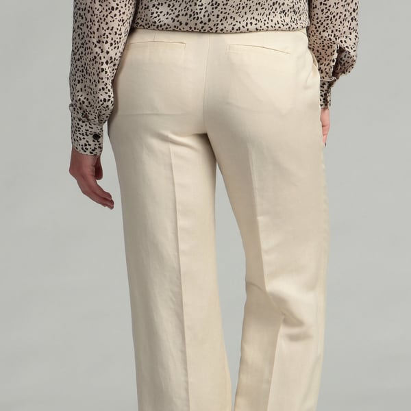 calvin klein linen pants womens