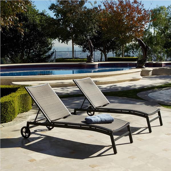 RST Brands Zen Chaise Lounger Patio Furniture (Set of 2) - Bed Bath ...