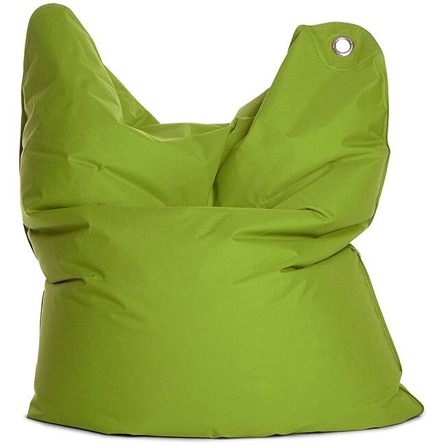 Sitting Bull Medium Bull Green Bean Bag Chair