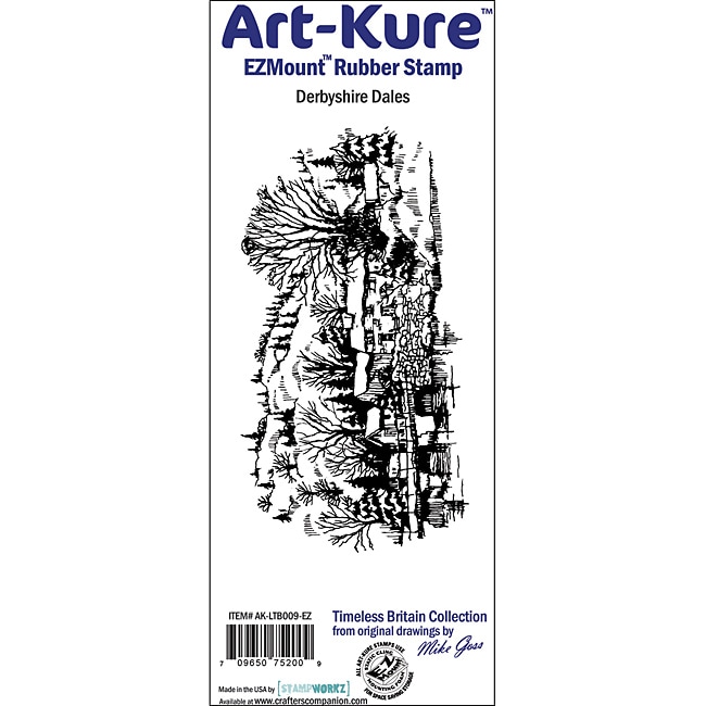 Art kure Derbyshire Dales EZmount Cling Stamp