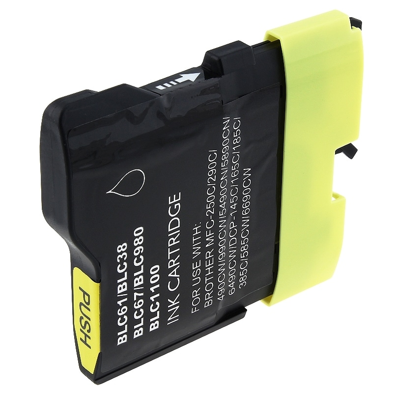 Insten Yellow Non-OEM Ink Cartridge Replacement for Brother LC65Y/ LC61Y