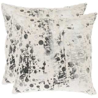 safavieh cosmos 18 inch white decorative pillows set of 2 free shipping today overstockcom 14204385 - White Decorative Pillows safavieh cosmos 18 inch white decorative pillows set of 2 free shipping today overstockcom 14204385 - White Decorative Pillows