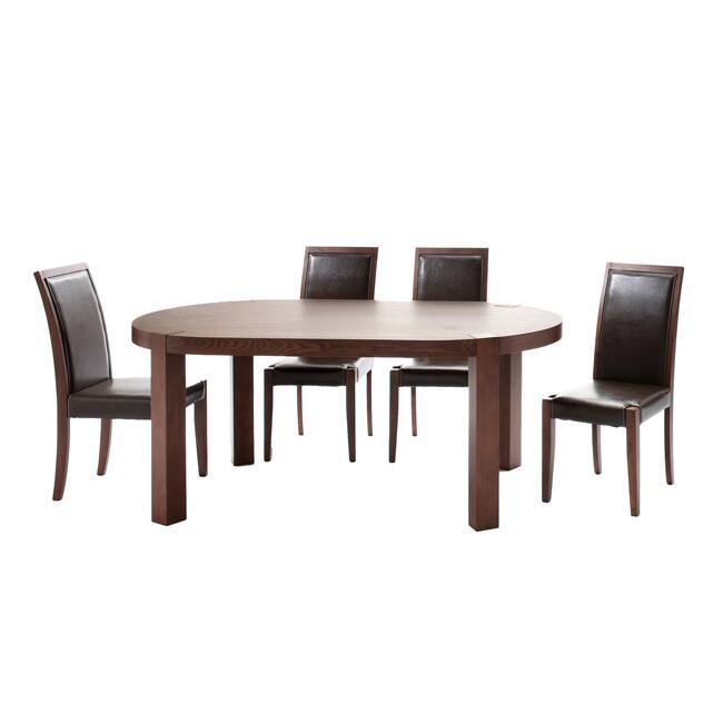 Alexandra Cocoa Finish 7-piece Dining Set