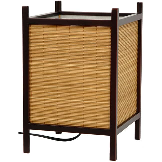 Handmade Kobayashi Japanese Bamboo Matchstick Lamp (China)