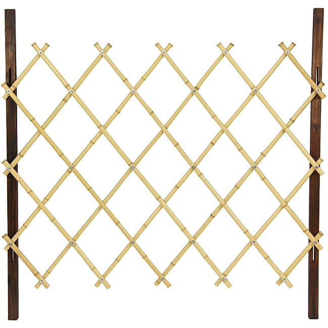 Handmade Natural Diamond Bamboo 3' Fence
